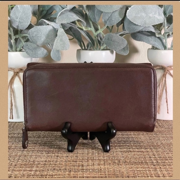 ❤️SOLD❤️Vintage Coach Mahogany Bedford Combo Wallet Checkbook 6996 - Picture 6 of 10